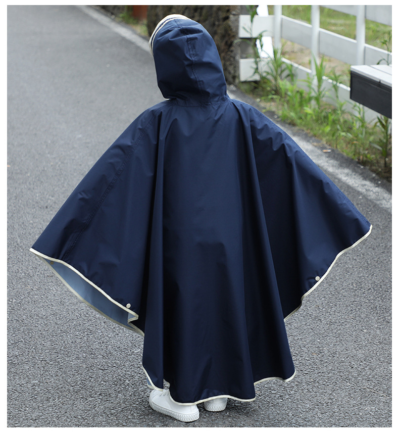 Children's Cloak Bicycle Raincoat Female Adult Fashion Hiking Backpack Mountain Climbing Biking Waterproof Windbreaker Poncho Coat
