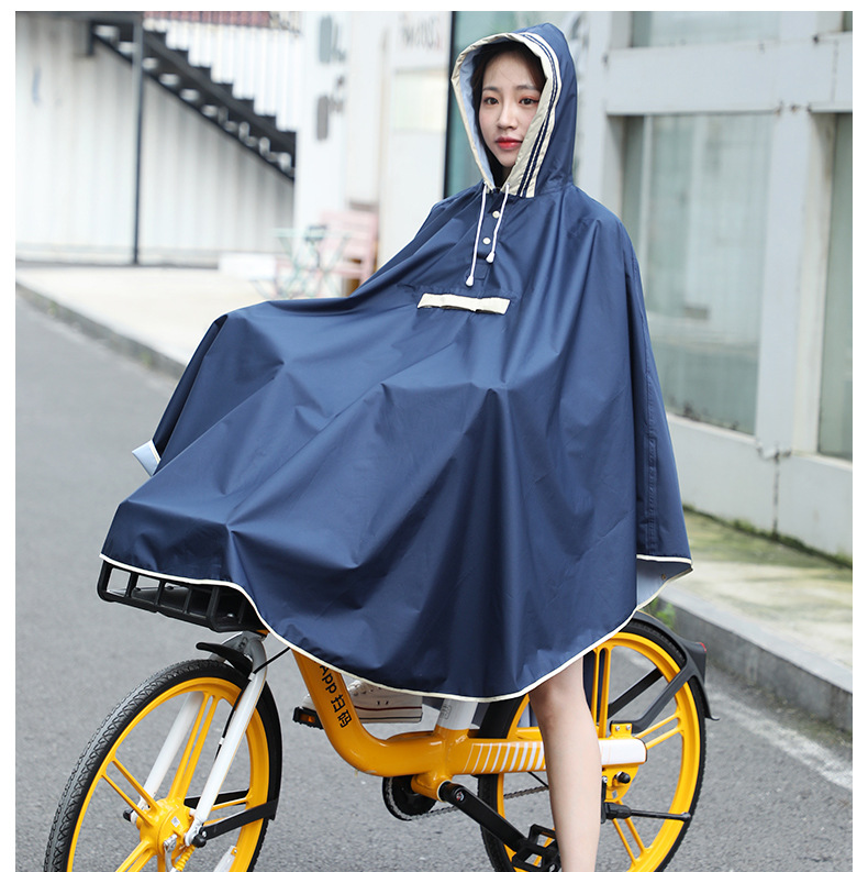 Children's Cloak Bicycle Raincoat Female Adult Fashion Hiking Backpack Mountain Climbing Biking Waterproof Windbreaker Poncho Coat