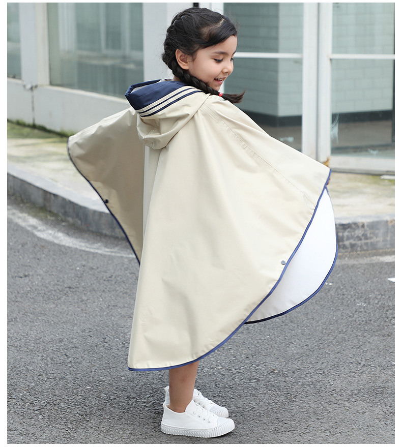 Children's Cloak Bicycle Raincoat Female Adult Fashion Hiking Backpack Mountain Climbing Biking Waterproof Windbreaker Poncho Coat