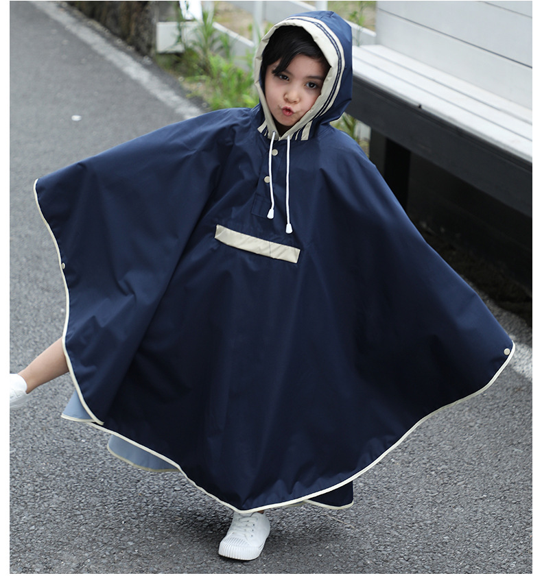 Children's Cloak Bicycle Raincoat Female Adult Fashion Hiking Backpack Mountain Climbing Biking Waterproof Windbreaker Poncho Coat