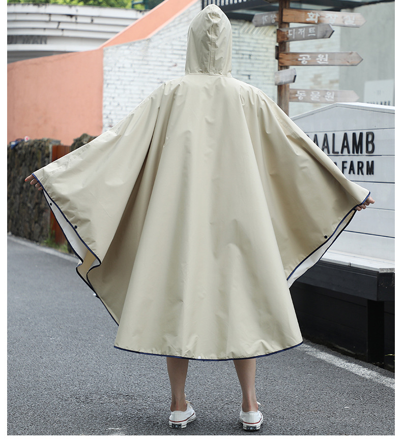 Children's Cloak Bicycle Raincoat Female Adult Fashion Hiking Backpack Mountain Climbing Biking Waterproof Windbreaker Poncho Coat