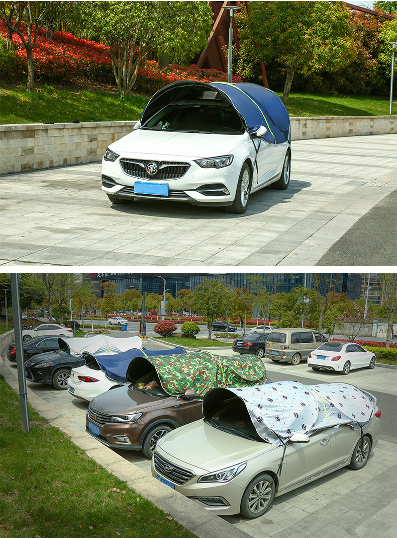 Sun protection and thermal insulation for car Sunshade Mobile folding Sunshade for car Awning General Purpose car Hood for car umbrella