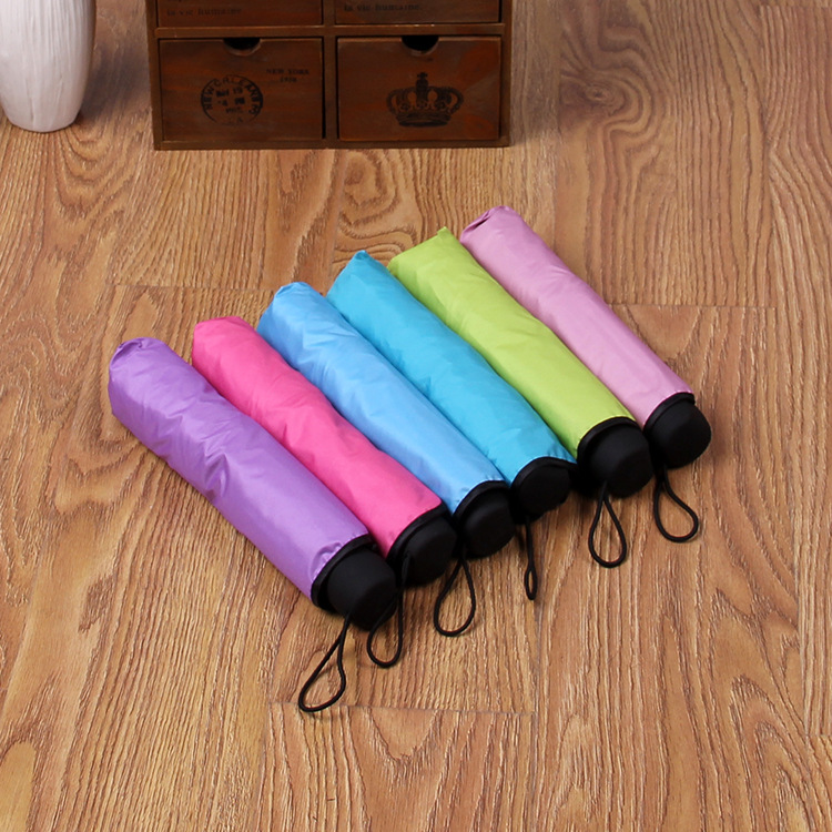 Factory Wholesale Creative Vinyl Water Blossom Umbrella Three Folding Sunny Umbrella Custom Logo Gift Advertising Factory Wholesale Creative Vinyl Water Blossom Umbrella Three Folding Sunny Umbrella Custom Logo Gift Advertising