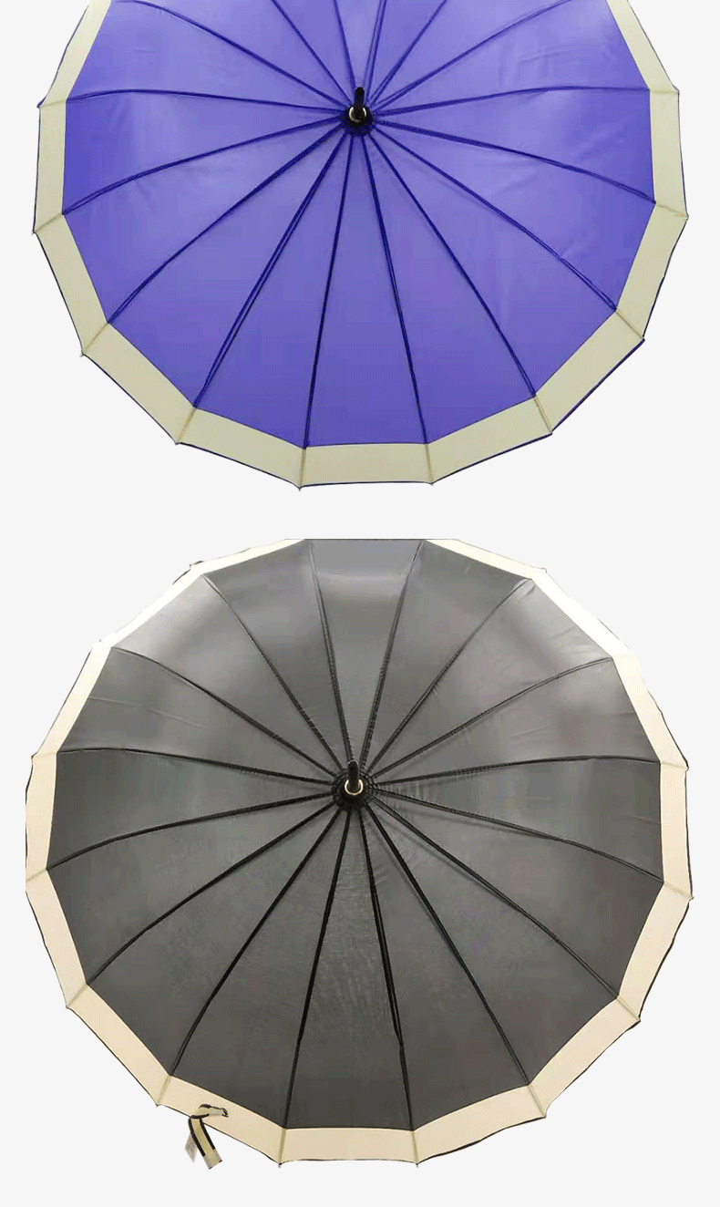 Manufacturers directly for the large windproof 16 bone automatic umbrella with long handle iron frame umbrella customized creative LOGO advertising umbrella wholesale Manufacturers directly for the large windproof 16 bone automatic umbrella with long handle iron frame umbrella customized creative LOGO advertising umbrella wholesale