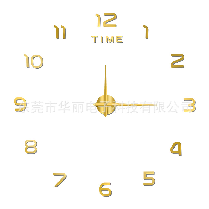 Creative Simple Large Size Digital Wall Clock Acrylic 3D Wall Clock European Living Room Wall Sticker Clock DIY Wall Clocks Creative Simple Large Size Digital Wall Clock Acrylic 3D Wall Clock European Living Room Wall Sticker Clock DIY Wall Clocks