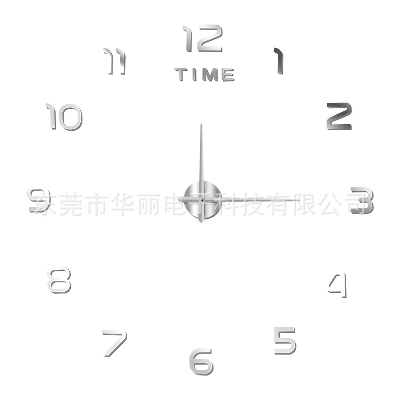 Creative Simple Large Size Digital Wall Clock Acrylic 3D Wall Clock European Living Room Wall Sticker Clock DIY Wall Clocks Creative Simple Large Size Digital Wall Clock Acrylic 3D Wall Clock European Living Room Wall Sticker Clock DIY Wall Clocks