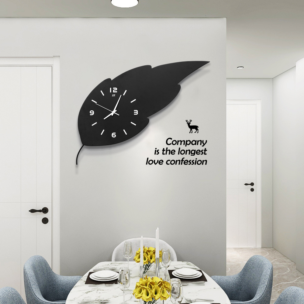 European-Style Simple Wall Clock Wooden Creative Fashion Clock Living Room Home Decoration Clock Personality Trend Mute Wall Clocks