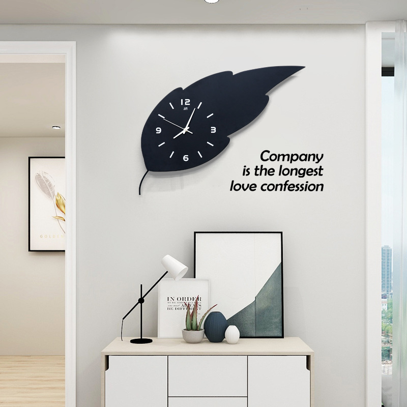 European-Style Simple Wall Clock Wooden Creative Fashion Clock Living Room Home Decoration Clock Personality Trend Mute Wall Clocks