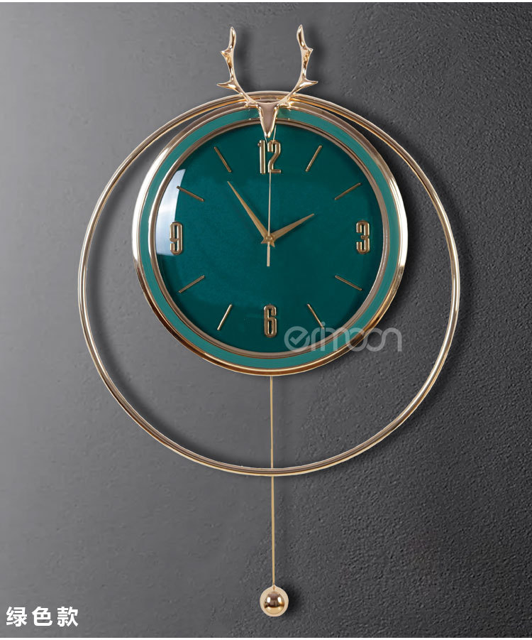 Affordable Luxury Fashion Creative Clocks Modern Wrought Iron Simple Noiseless Hanging Clock European Household Living Room Decorative Pointer Clock Affordable Luxury Fashion Creative Clocks Modern Wrought Iron Simple Noiseless Hanging Clock European Household Living Room Decorative Pointer Clock