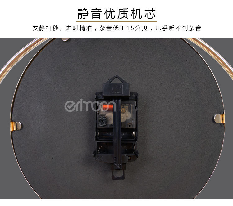 Affordable Luxury Fashion Creative Clocks Modern Wrought Iron Simple Noiseless Hanging Clock European Household Living Room Decorative Pointer Clock Affordable Luxury Fashion Creative Clocks Modern Wrought Iron Simple Noiseless Hanging Clock European Household Living Room Decorative Pointer Clock