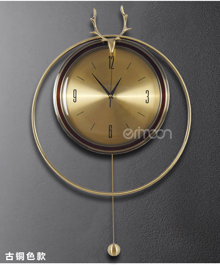 Affordable Luxury Fashion Creative Clocks Modern Wrought Iron Simple Noiseless Hanging Clock European Household Living Room Decorative Pointer Clock Affordable Luxury Fashion Creative Clocks Modern Wrought Iron Simple Noiseless Hanging Clock European Household Living Room Decorative Pointer Clock