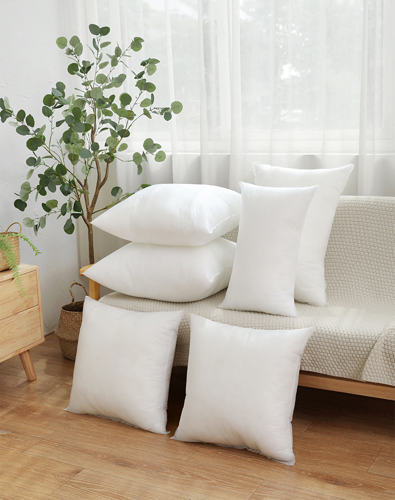 Wholesale Cushion Throw Pillow Filler Pillow Cover Custom Square Pp Cotton Throw Pillow Filler Solid Color Pillow Inner Core Cushion Core