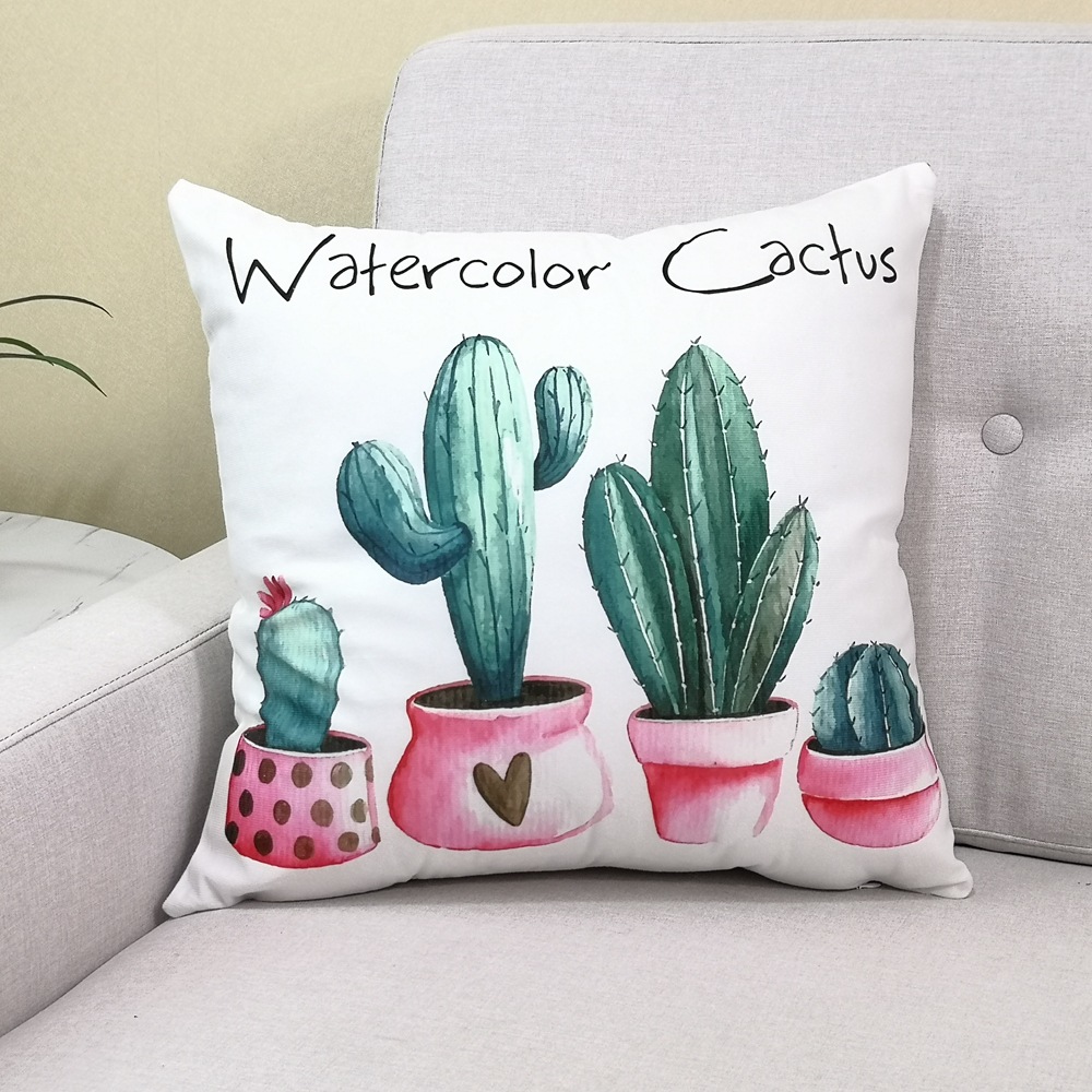 Corporate gifts pillow custom simple sofa pillow back pillow back against short plush cushion headboard back cartoon pillow cover