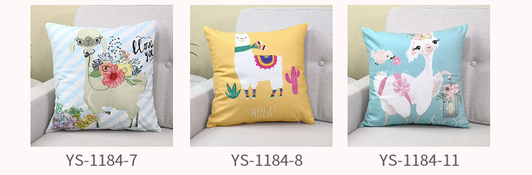 Corporate gifts pillow custom simple sofa pillow back pillow back against short plush cushion headboard back cartoon pillow cover