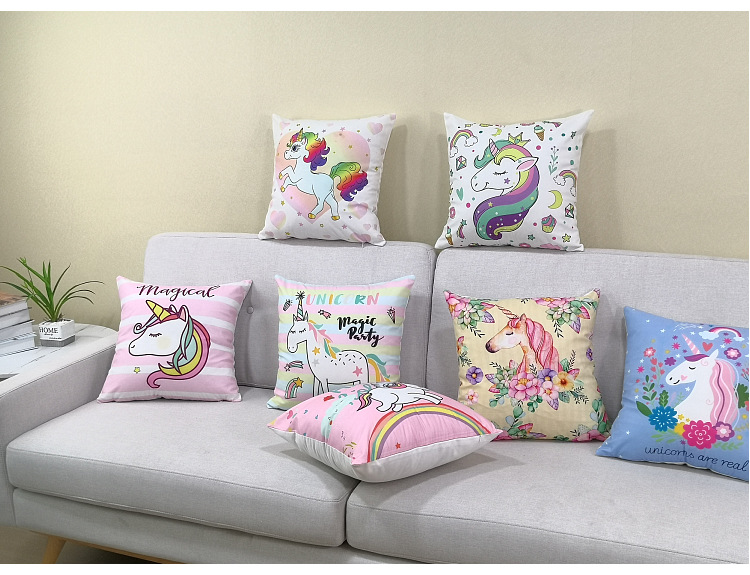 Corporate gifts pillow custom simple sofa pillow back pillow back against short plush cushion headboard back cartoon pillow cover