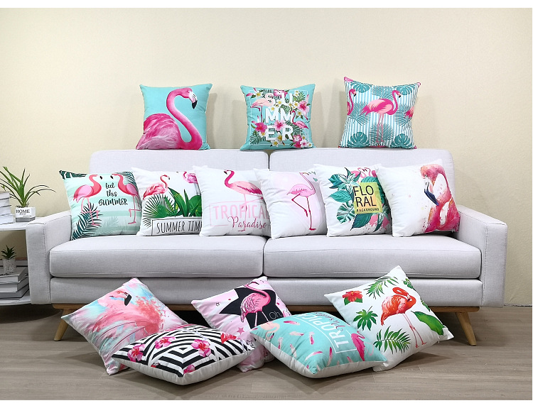 Corporate gifts pillow custom simple sofa pillow back pillow back against short plush cushion headboard back cartoon pillow cover