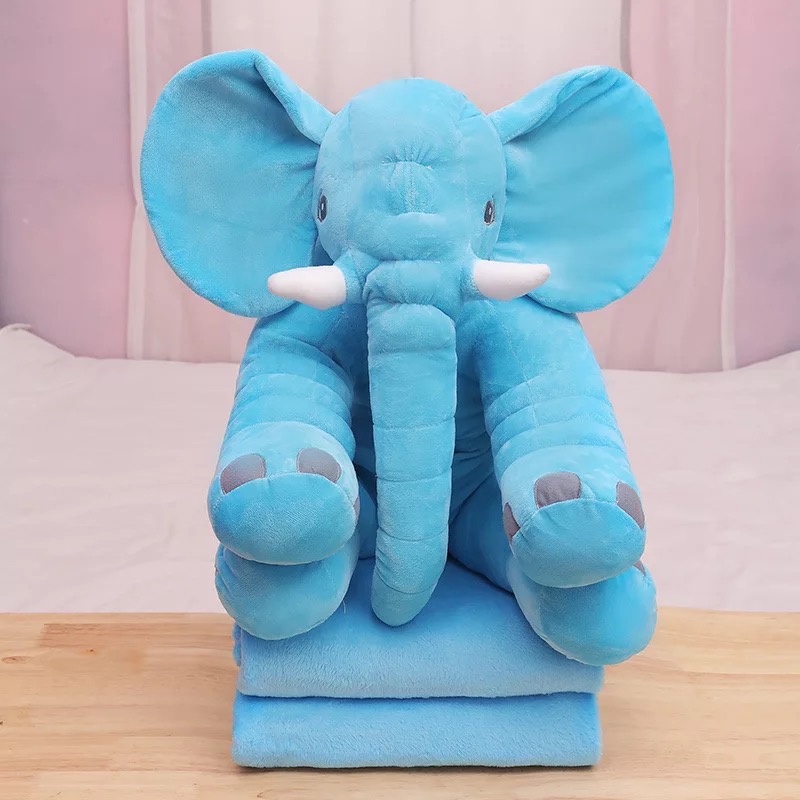 New Popular Elephant Throw Pillow Soothing Elephant Plush Toy Doll Baby Sleep Companion Children Sleeping Elephant Gift Customization New Popular Elephant Throw Pillow Soothing Elephant Plush Toy Doll Baby Sleep Companion Children Sleeping Elephant Gift Customization