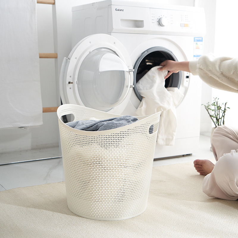 The Hollow out basket basket household laundry basket laundry multifunctional toy large plastic storage bags are washing their bags