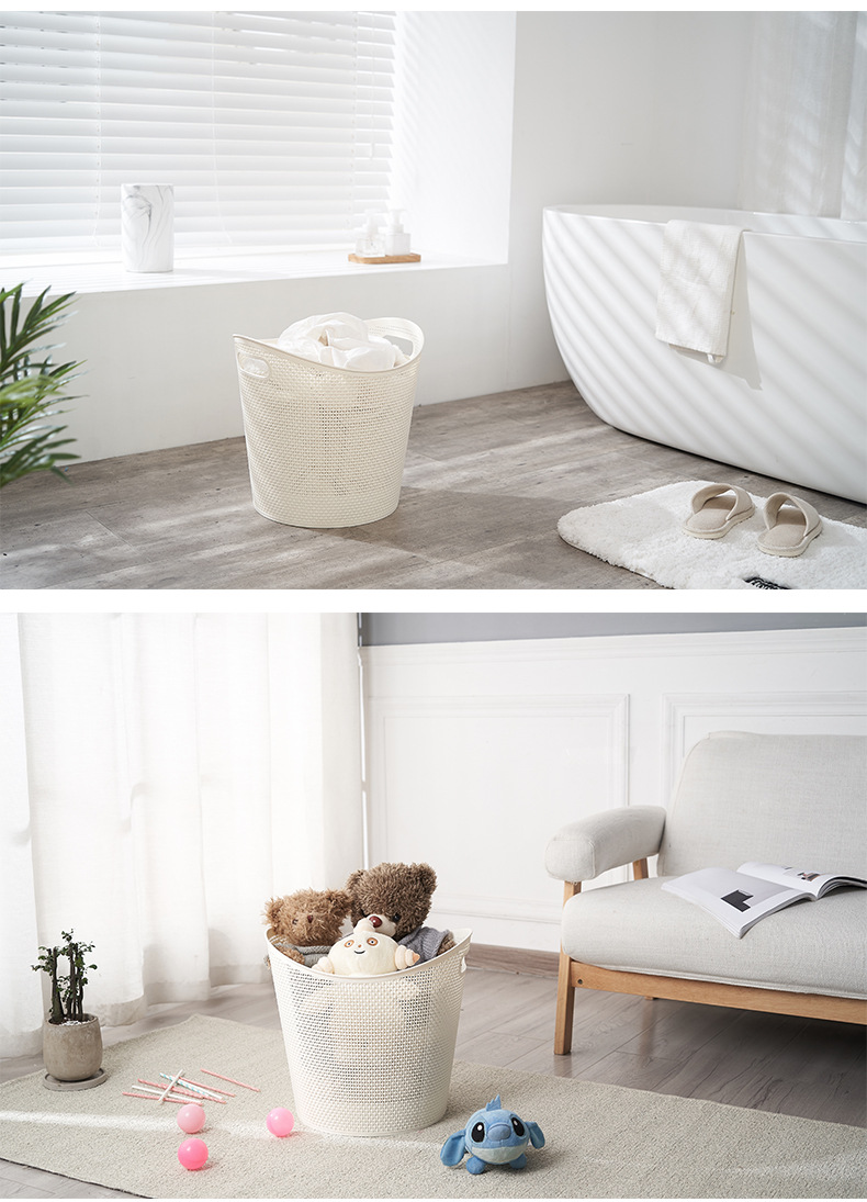 The Hollow out basket basket household laundry basket laundry multifunctional toy large plastic storage bags are washing their bags The Hollow out basket basket household laundry basket laundry multifunctional toy large plastic storage bags are washing their bags