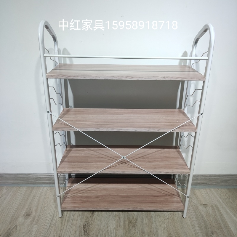 Simple Plate Iron Shoe Rack Three Four Five-Layer Rack Multi-Purpose Rack Shoe Cabinet Living Room Bedroom Multi-Layer Shelf