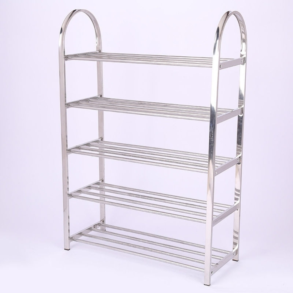 Shoe rack stainless steel multi-layer assembly simple waterproof shoe cabinet economy dormitory storage rack at the door shelf Shoe rack stainless steel multi-layer assembly simple waterproof shoe cabinet economy dormitory storage rack at the door shelf