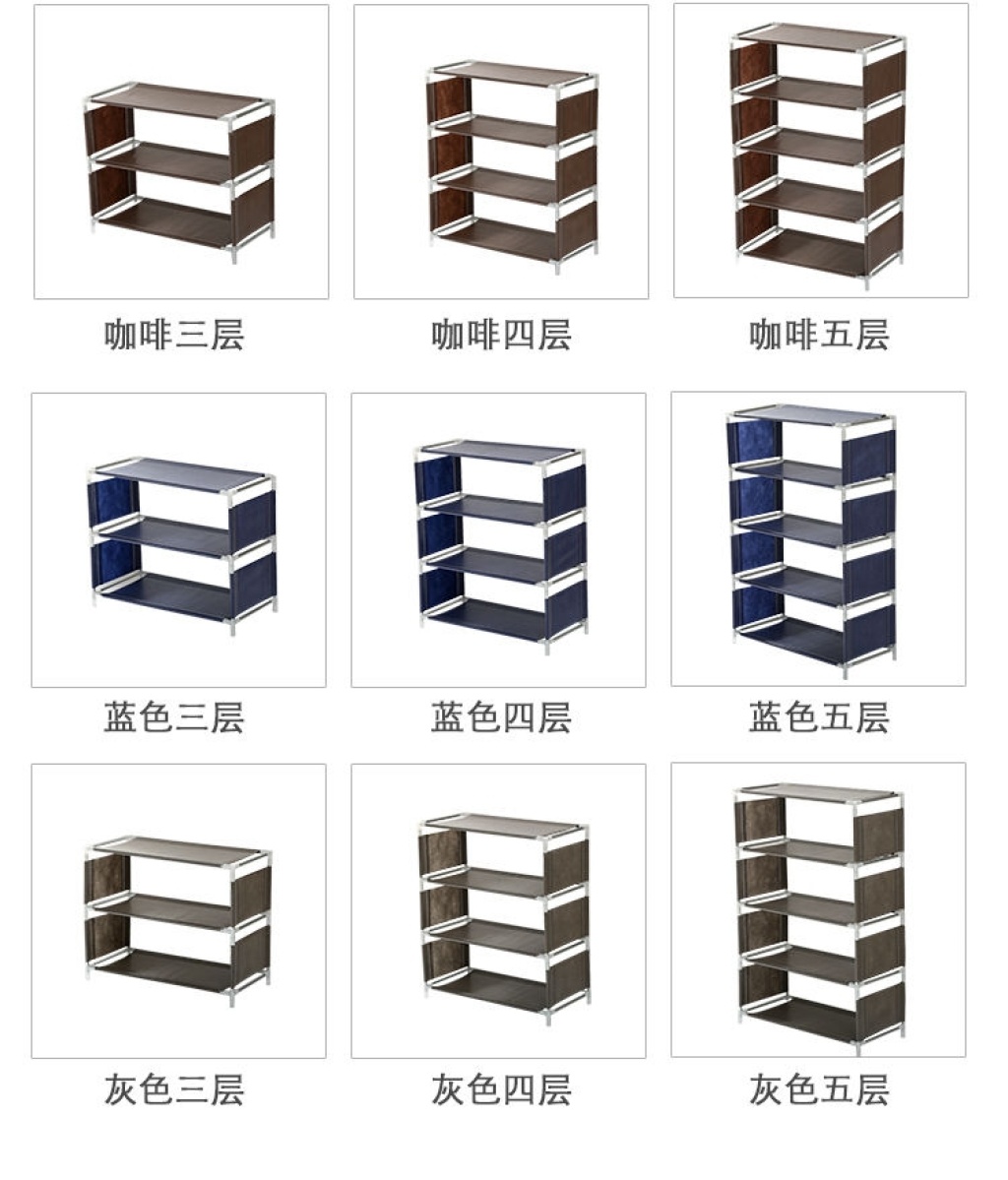 3. Assemble multilayer Japanese simple shoe rack Shoe Cabinet Dustproof College student yack small shoe rack export shoe rack 3. Assemble multilayer Japanese simple shoe rack Shoe Cabinet Dustproof College student yack small shoe rack export shoe rack