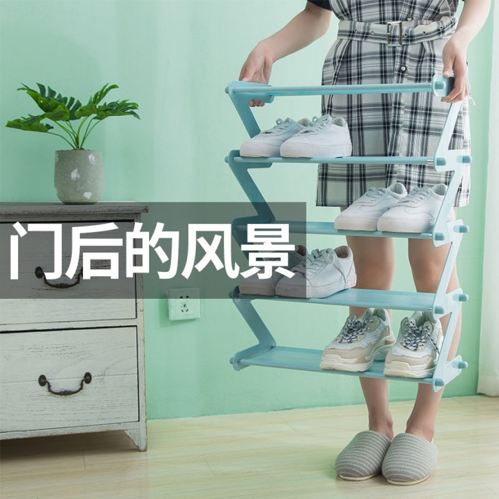 Foreign trade shoe rack Simple multilayer household assembly stainless steel cloth art filling receives shoe cabinet student dormitory shoe rack Foreign trade shoe rack Simple multilayer household assembly stainless steel cloth art filling receives shoe cabinet student dormitory shoe rack