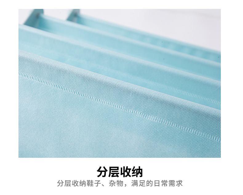 New plastic multi-layer shoe rack multifunctional assembly shoe rack household simple storage rack cloth art dustproof shoe rack