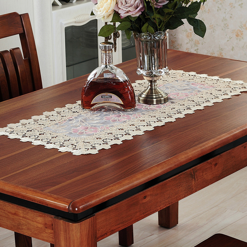 Factory Direct Sales European Table Cloth Idyllic Coffee Table Tablecloth Korean Style Lace Fabric TV Refrigerator Air Conditioner Cover