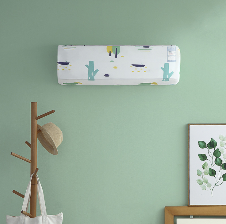 Wall-Mounted Air Conditioner Cover Household All-Inclusive Air Conditioning Cover Simple Bedroom Hanging Air Conditioner Cover Dust Cover
