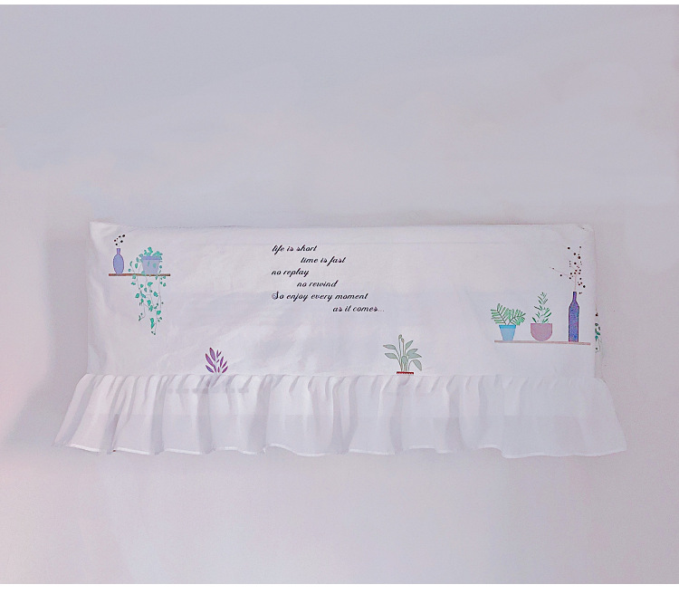 Hanging Air-Conditioner Cover Chiffon Confinement Cover Lengthened Windshield New Nordic Wall-Mounted Air Conditioner Cover Always-on Hanging Air-Conditioner Cover Chiffon Confinement Cover Lengthened Windshield New Nordic Wall-Mounted Air Conditioner Cover Always-on