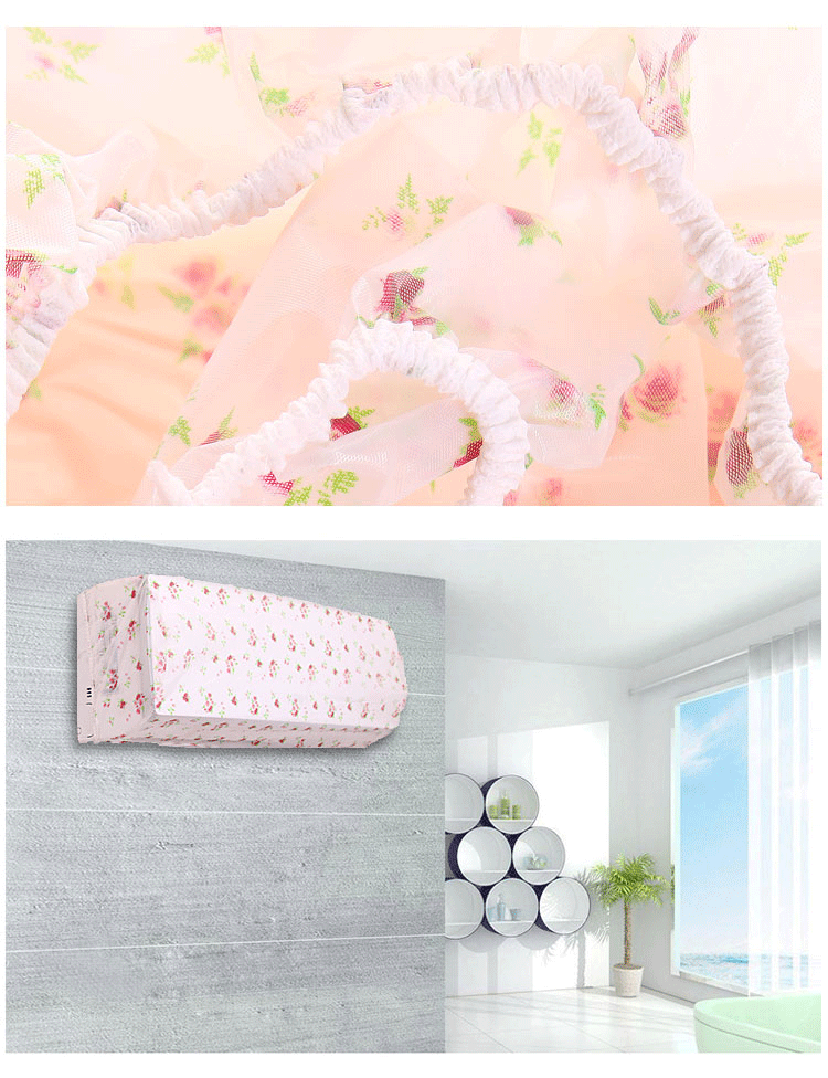 Air Conditioning Dust Cover Hanging Air Conditioner Cover Home Cartoon Indoor Bedroom All-Inclusive Wall-Mounted Protective Cover Air Conditioner Cover Air Conditioning Dust Cover Hanging Air Conditioner Cover Home Cartoon Indoor Bedroom All-Inclusive Wall-Mounted Protective Cover Air Conditioner Cover