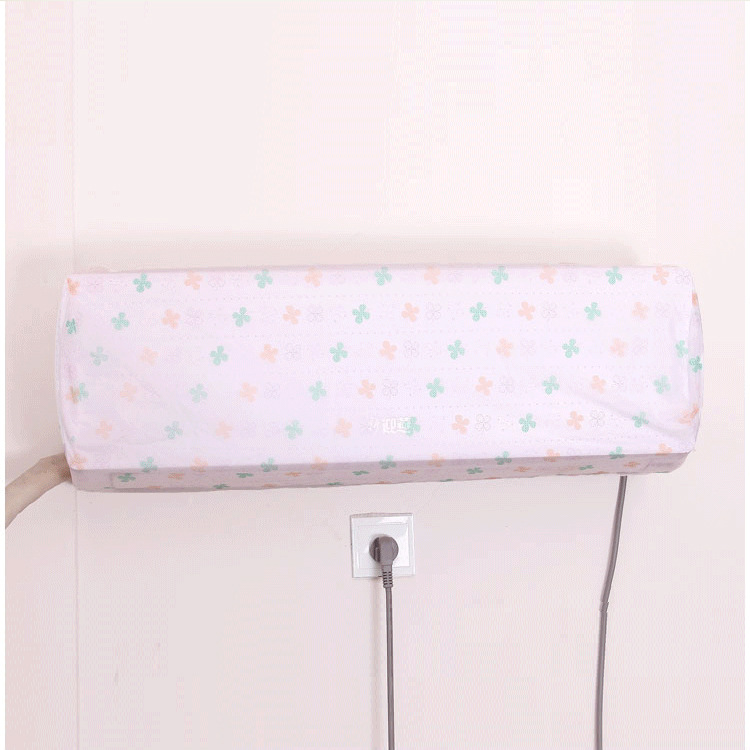 Air Conditioning Dust Cover Hanging Air Conditioner Cover Home Cartoon Indoor Bedroom All-Inclusive Wall-Mounted Protective Cover Air Conditioner Cover