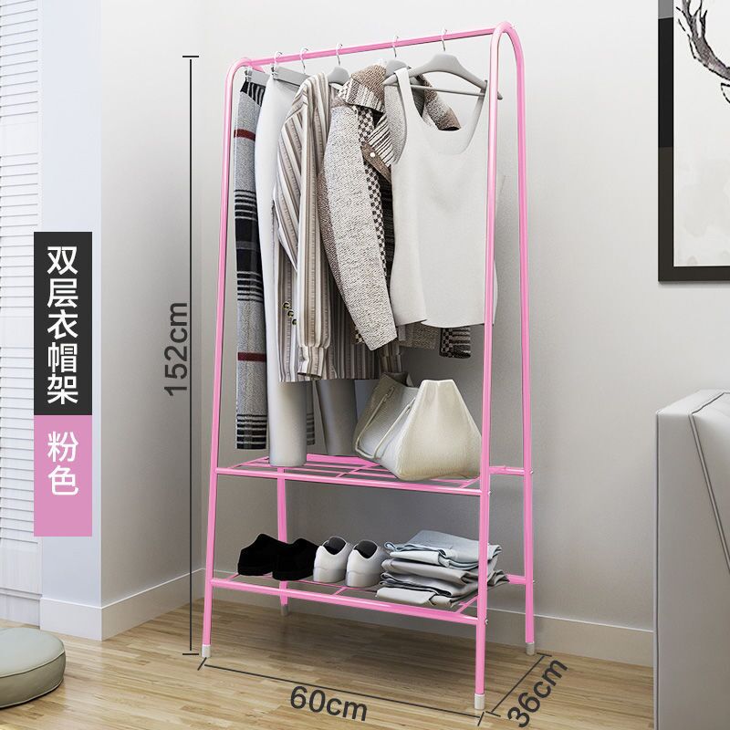 Clothes Hanger Storage Rack Floor Bedroom Coat Rack Household Clothes Hanger Indoor and Outdoor Clothes Hanger Sub Clothes Rack