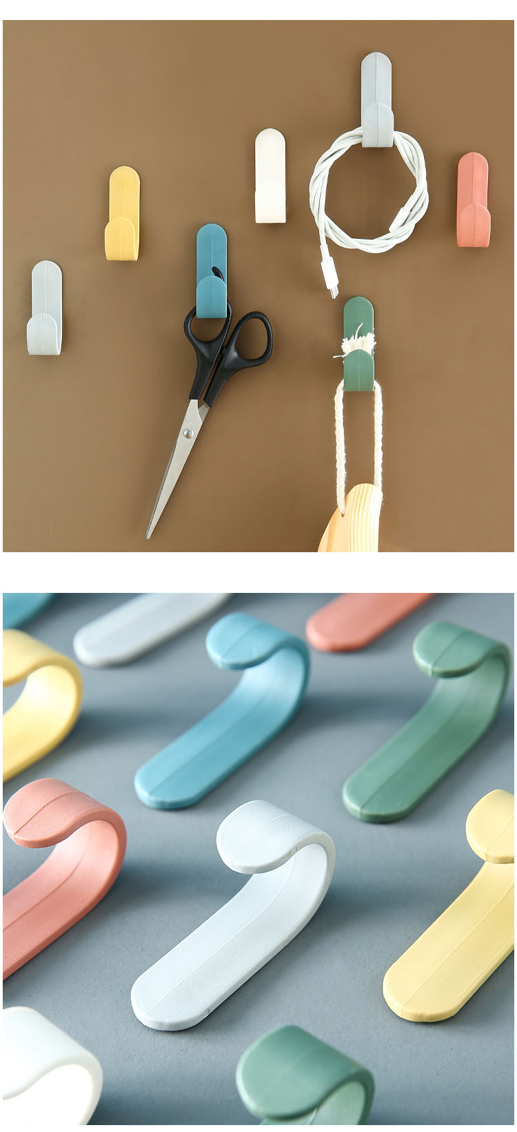 Nordic Style Wall-Mounted Adhesive Clothes Hook Household Seamless Punch-Free Clothes Hanger Clothes Hook Mini J-Type Hook behind the Door Coat Hook Nordic Style Wall-Mounted Adhesive Clothes Hook Household Seamless Punch-Free Clothes Hanger Clothes Hook Mini J-Type Hook behind the Door Coat Hook