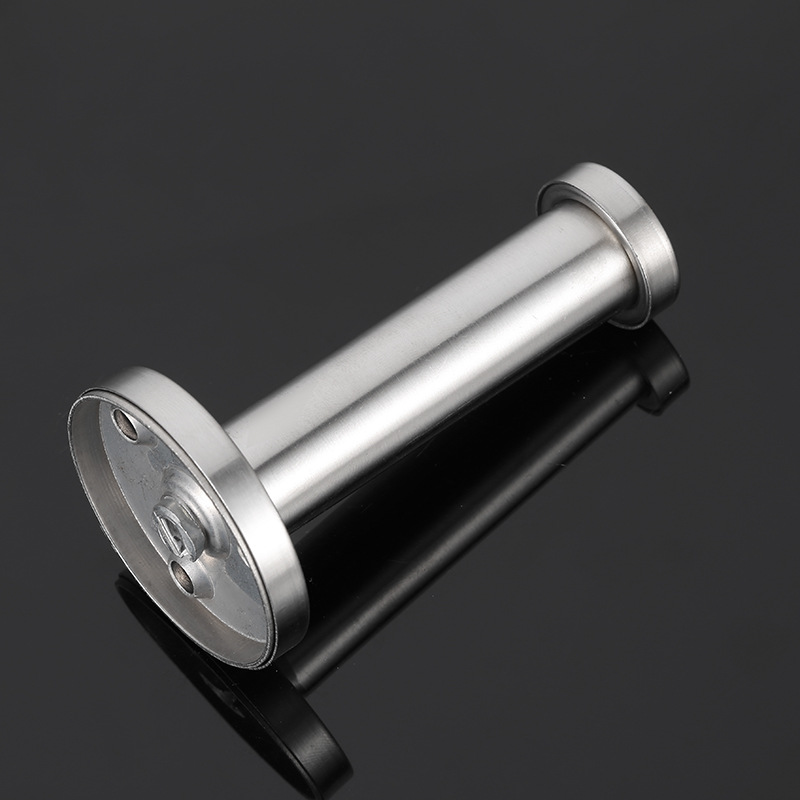  Stainless Steel Hanger Bathroom Hardware Pendant Coat Hook Wall Hollow Cylindrical Single Hook Wholesale