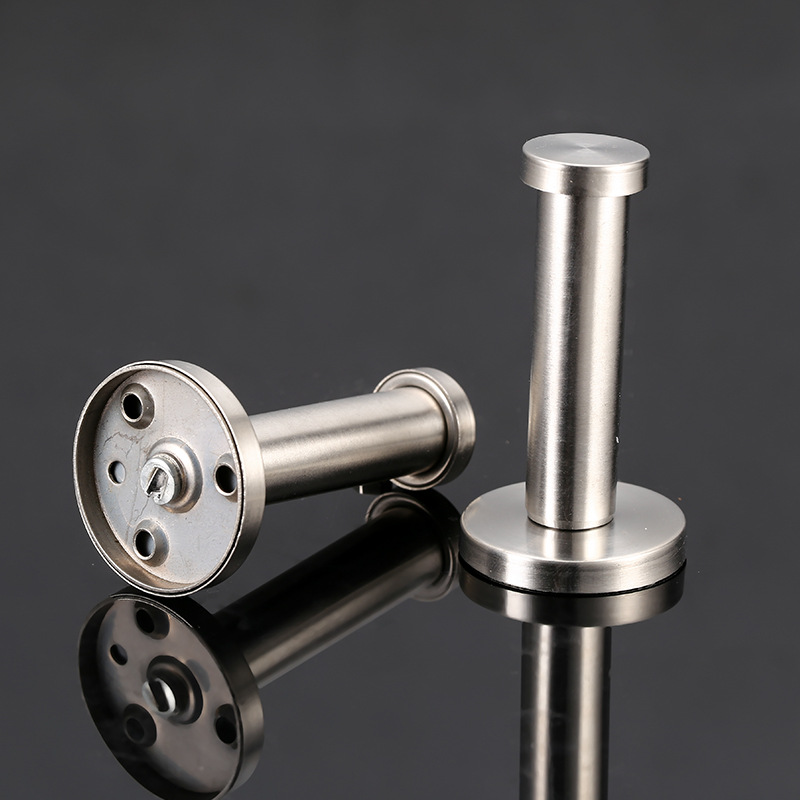  Stainless Steel Hanger Bathroom Hardware Pendant Coat Hook Wall Hollow Cylindrical Single Hook Wholesale