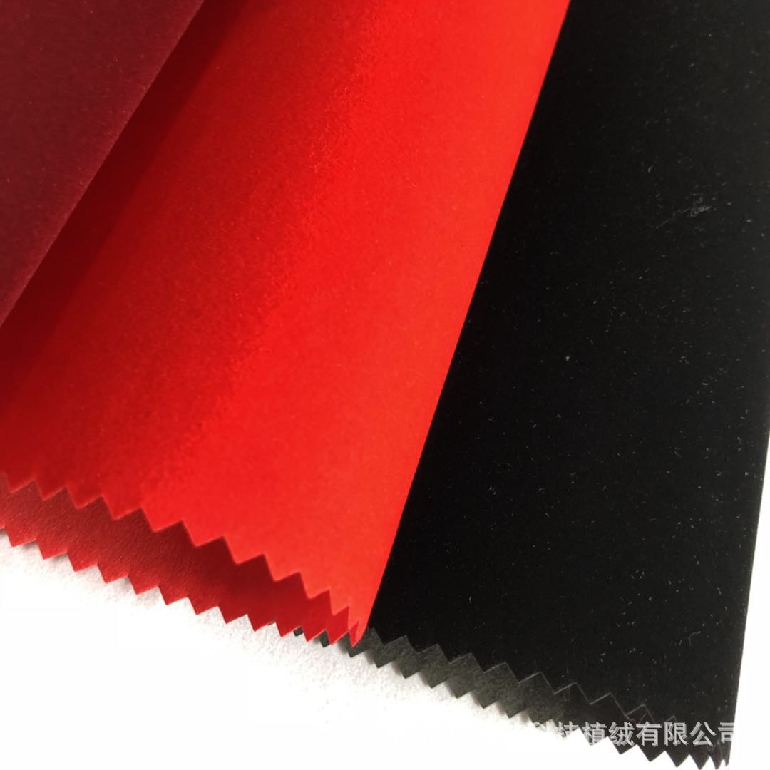 Supply Non-Woven Bottom Flocking Cloth Sapphire Blue Nylon Wool Flocking Medium Wool Flocking Cloth for Calligraphy and Painting