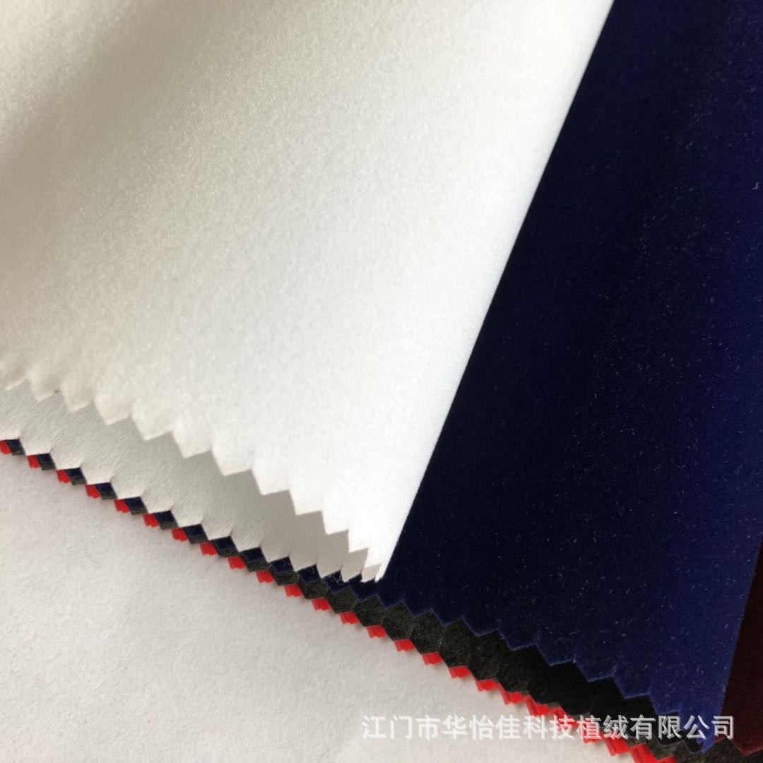 Supply Non-Woven Bottom Flocking Cloth Sapphire Blue Nylon Wool Flocking Medium Wool Flocking Cloth for Calligraphy and Painting
