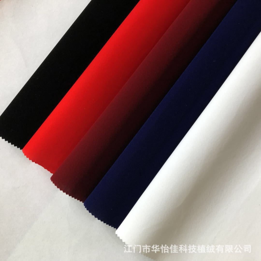 Supply Non-Woven Bottom Flocking Cloth Sapphire Blue Nylon Wool Flocking Medium Wool Flocking Cloth for Calligraphy and Painting
