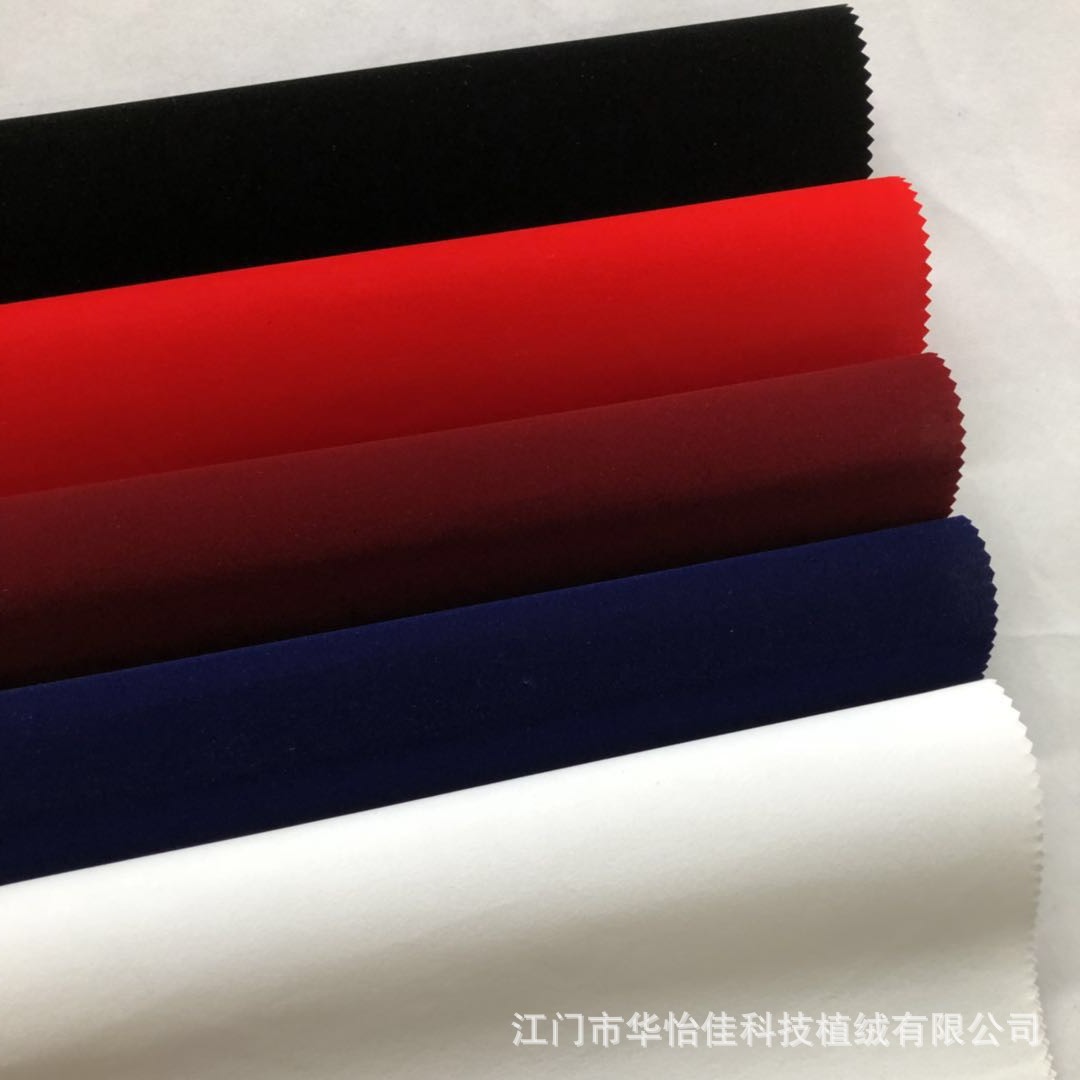 Supply Non-Woven Bottom Flocking Cloth Sapphire Blue Nylon Wool Flocking Medium Wool Flocking Cloth for Calligraphy and Painting