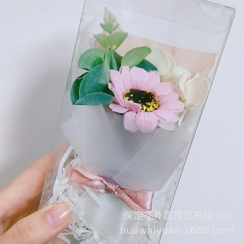 Refrigerator Sticker Decoration Mini Bouquet Soap Car Car Perfume Clip Valentine&#039;s Day Event Gift Gift with Hand Gift