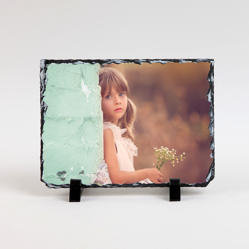 Thermal Transfer Lithographs 12 × 22 Creative Diiy Blank Slate Painting Stone Painting Photo Frame Customization Wholesale
