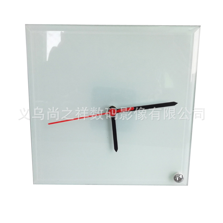 Factory Direct Sales Thermal Transfer Printing Crystal Watch Glass Painting Studio Crystal Glass of Photo Frame Photo Frame Consumables Wholesale