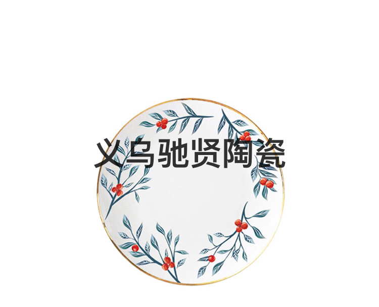 Bone Porcelain Plate Ceramic Western Cuisine Plate Tableware Hotel Table Setting Daily Necessities More Sizes Craft Ornaments