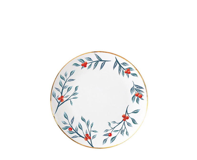 Bone Porcelain Plate Ceramic Western Cuisine Plate Tableware Hotel Table Setting Daily Necessities More Sizes Craft Ornaments