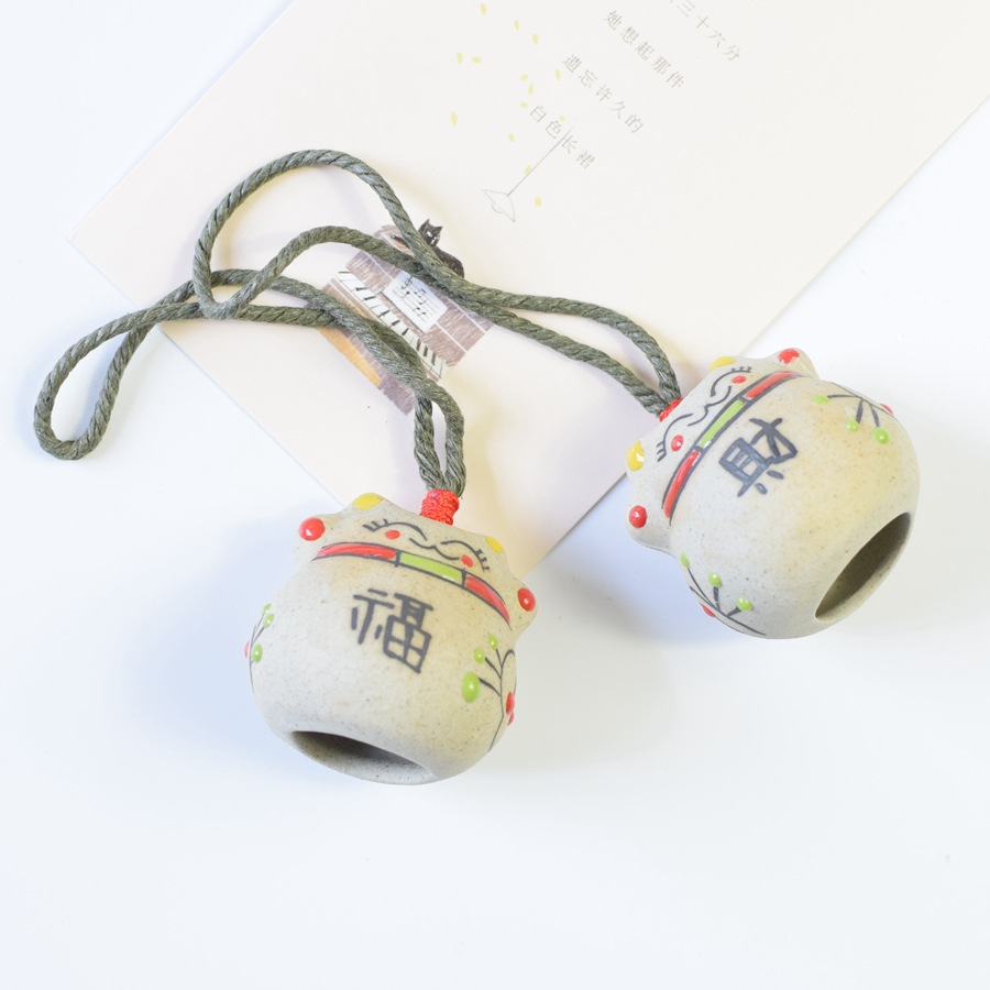 Japanese Creative Ceramic Lucky Cat Bell and Wind Chimes Pendant Furniture Decorative Porcelain craft Japanese Creative Ceramic Lucky Cat Bell and Wind Chimes Pendant Furniture Decorative Porcelain craft