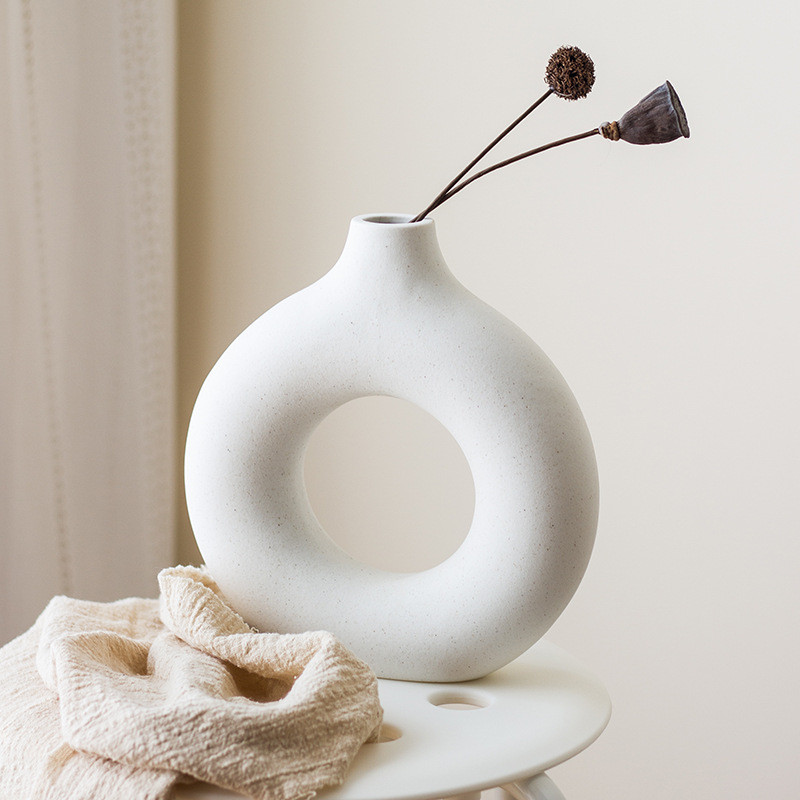 Porcelain craft  Decoration Creative Ceramic Crafts Living Room Flower Arrangement Home Cross-Border Hot