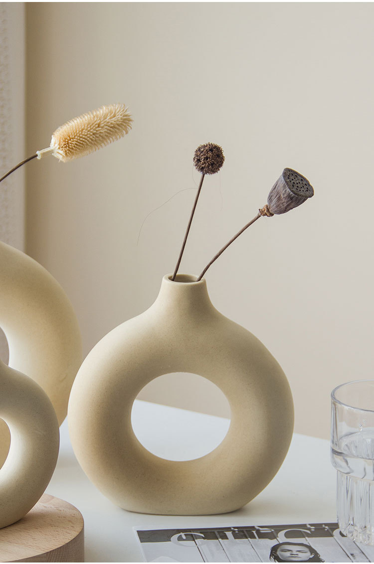 Porcelain craft  Decoration Creative Ceramic Crafts Living Room Flower Arrangement Home Cross-Border Hot