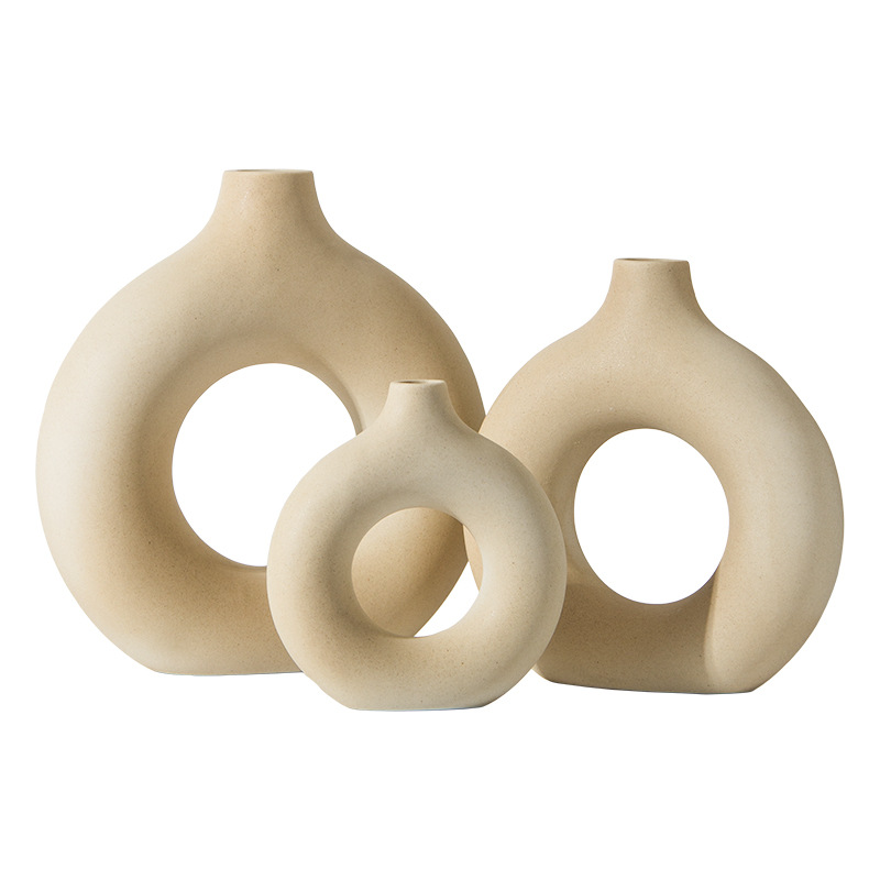 Porcelain craft  Decoration Creative Ceramic Crafts Living Room Flower Arrangement Home Cross-Border Hot